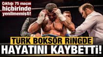 Namağlup Türk boksör kalbine yenik düştü