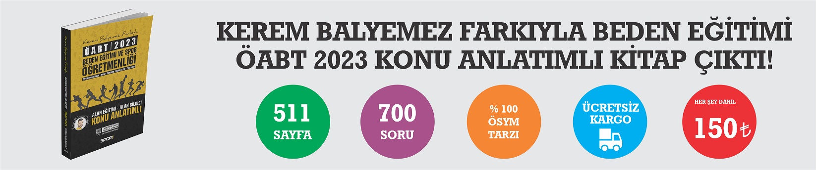 Kerem Balyemez farklıyla Beden Eğitimi ÖABT 2022 Konu anlatımlı