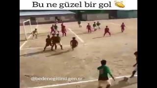 Toprak sahalardan süper bir gol