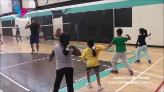 Badmintonda küçükler için çalışmalar