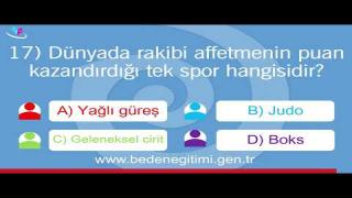 Spor Bilgi Yarışması | EBA beden eğitimi canlı ders