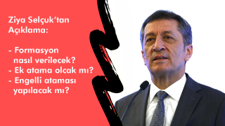 Formasyon Nasıl verilecek? Ek atama olacak mı?