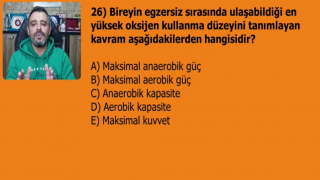 Beden Eğitimi ÖABT'de çıkmış sorular ve çözümleri 2021 bölüm - 2