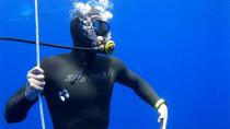Antalya'da serbest dalışta yeni rekor