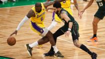 Lider Celtics, Lakers'ı uzatmada devirdi