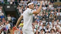 Wimbledon'da tek erkeklerde Taylor Fritz, çeyrek finale yükseldi